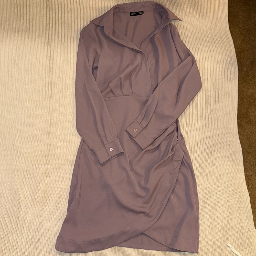 Dazy Pale Purple Flowy Dress